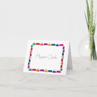 Handtaschen Border Personalisiert Stationery