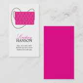 Handtaschen-Telefonkarte Telefonnummerkarte (Vorne/Hinten)