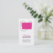 Handtaschen-Telefonkarte Telefonnummerkarte (Stehend Vorderseite)