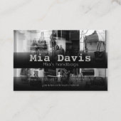 Handtaschen Visitenkarte (Rückseite)