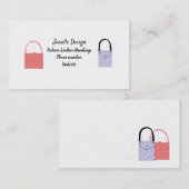 Handtaschen-Visitenkarte für Mode Visitenkarte (Vorne/Hinten)