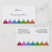 Handtaschen-Visitenkarte Visitenkarte (Vorne/Hinten)