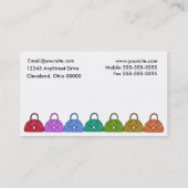 Handtaschen-Visitenkarte Visitenkarte (Rückseite)