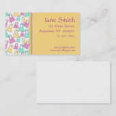 Handtaschen-Visitenkarte Visitenkarte (Vorne/Hinten)