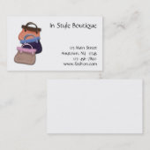 Handtaschen-Visitenkarte Visitenkarte (Vorne/Hinten)