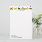 Handtaschenaufstellung Briefpapier (Stehend Vorderseite)