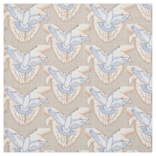 Handtaube Stoff (Muster)