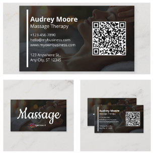 Handtherapeut Massage Therapie Visitenkarte