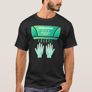 Handtrockner ist einsatzbereit T-Shirt