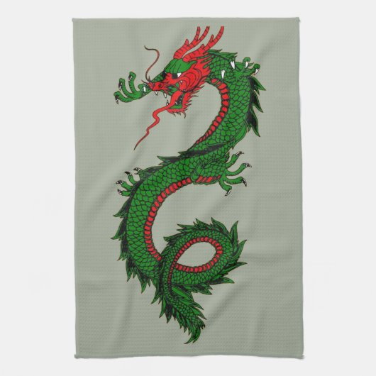 Handtuch aus chinesischer Drachenküche (Vertikal)