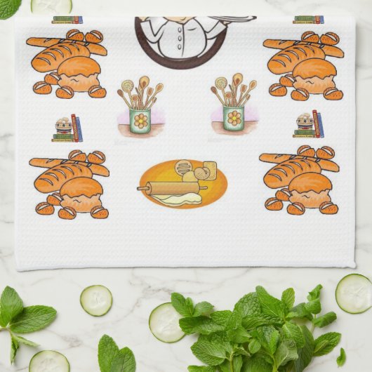 Handtuch aus der Brotsküche (Gefaltet)