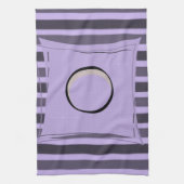 Handtuch aus lila Küchenablage (Vertikal)