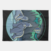 Handtuch aus Native Bear Art Polar Bärentuch (Horizontal)