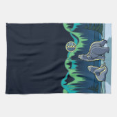 Handtuch aus Native Bear Art Polar Bärentuch (Horizontal)