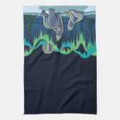 Handtuch aus Native Bear Art Polar Bärentuch (Vertikal)