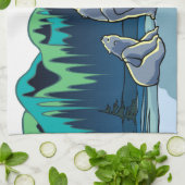 Handtuch aus Native Bear Art Polar Bärentuch (Gefaltet)