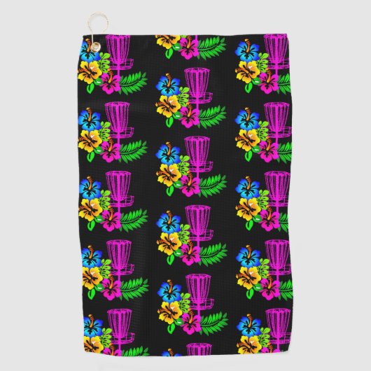 Handtuch aus schwarzem Hibiskus (Vorderseite)