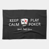 Handtuch behalt CALM & PLAY POKER (Horizontal)