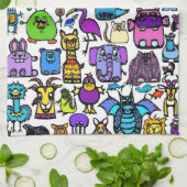 Handtuch "das Alphabet" (Gefaltet)