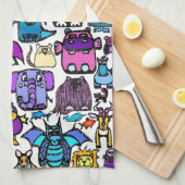 Handtuch "das Alphabet" (Viertel Falte)