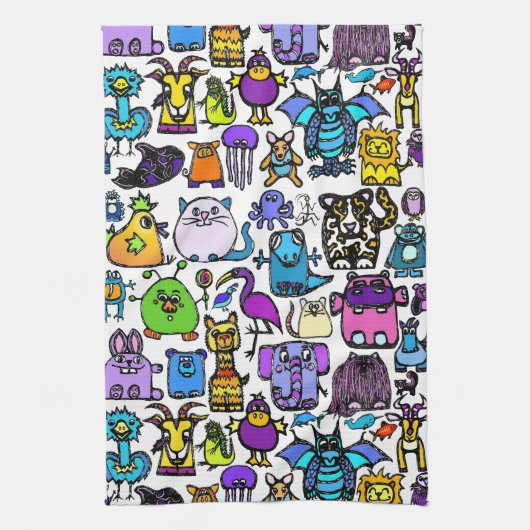 Handtuch "das Alphabet" (Vertikal)