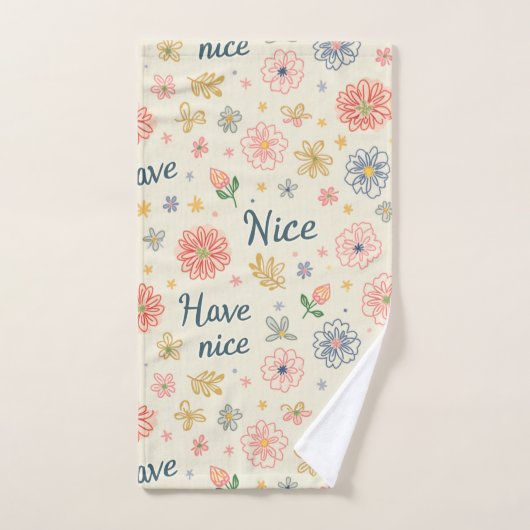 Handtuch, das Glück gibt Badhandtuch Set (Handtuch)