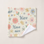 Handtuch, das Glück gibt Badhandtuch Set (Waschlappen)