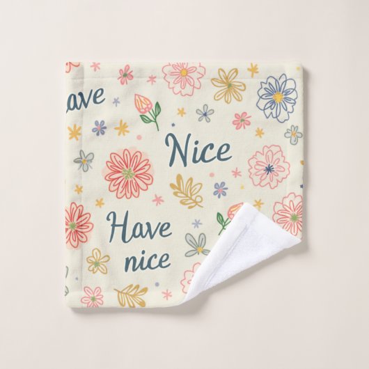 Handtuch, das Glück gibt Badhandtuch Set (Waschlappen)