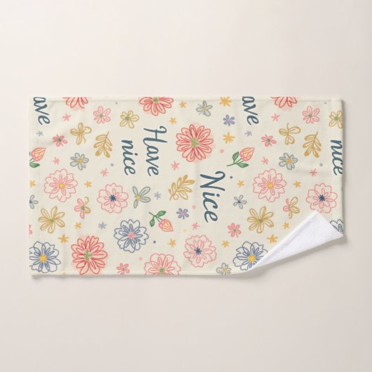 Handtuch, das Glück gibt Badhandtuch Set (Handtuch)