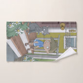 Handtuch - die Katze des Nachbars (Handtuch)