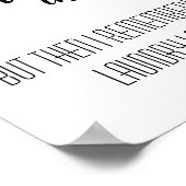 Handtuch einwerfen - Wäscherei Kunst Poster (Ecke)