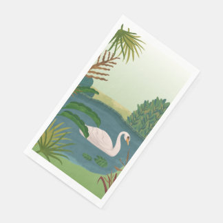 Handtuch Elegance: Eine Touch der Gastfreundschaft Serviette