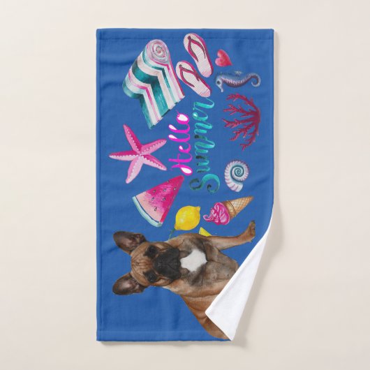 Handtuch französische Bulldogge  (Handtuch)