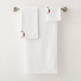 Handtuch Frohe Weihnachten Badhandtuch Set