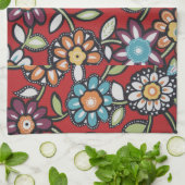 Handtuch für 70 Blume Power (Gefaltet)