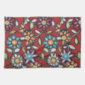 Handtuch für 70 Blume Power (Horizontal)