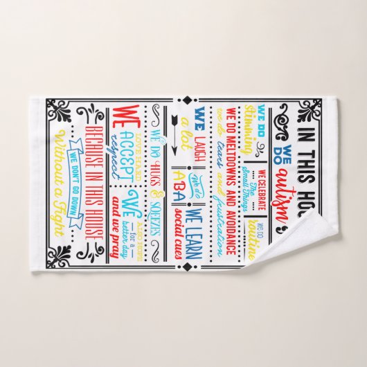 Handtuch für Autismus (Handtuch)