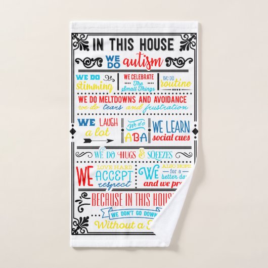 Handtuch für Autismus (Handtuch)