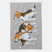 Handtuch für Beagles (Vertikal)