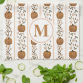 Handtuch für Erntedank Pumpkin Floral Disc (Gefaltet)