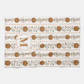 Handtuch für Erntedank Pumpkin Floral Disc (Horizontal)