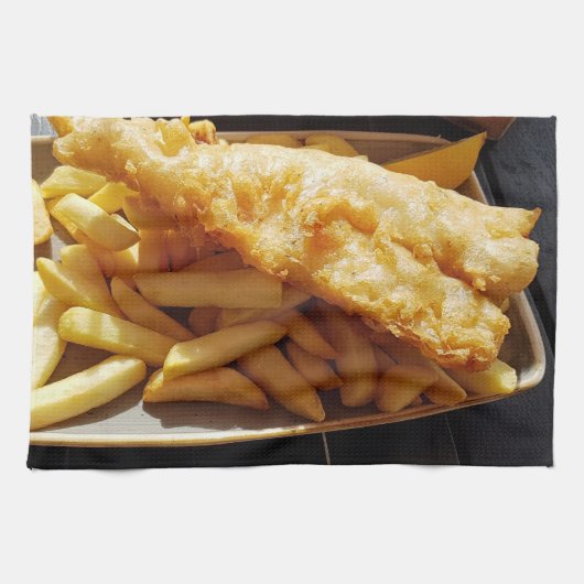 Handtuch für Fisch und Chips (Horizontal)