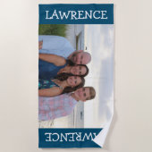 Handtuch für Fotos nach Maß - personalisiertes Ges (Vorderseite)