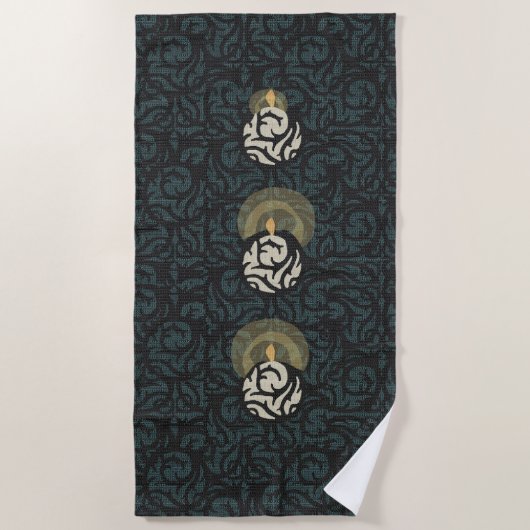 Handtuch für Kerzenlicht (Vorderseite)
