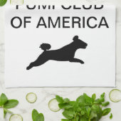 Handtuch gerade für Sie oder Ihr Pumi (Gefaltet)