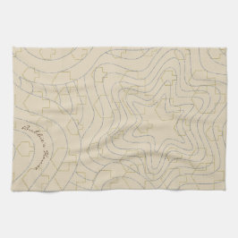 Handtuch Handtuch Hanukkah Stars & Dreidels Handtu