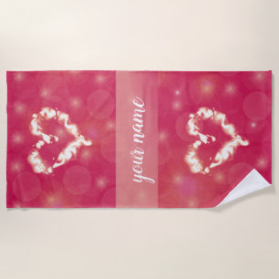 Handtuch, Handtuch, Urlaub, elegant, Schablone Strandtuch