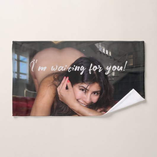 Handtuch / Ich bin für Sie gewartet Badhandtuch Set (Handtuch)