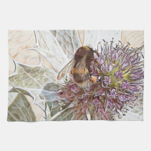 Handtuch im Stil von Hummeln drucken (Horizontal)