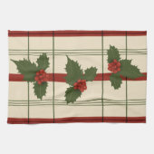 Handtuch in Rot und Grüntöne (Horizontal)